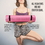 Brybelly 3/8-Inch (8mm) Professional Yoga Mat - Pink