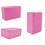 Brybelly Large High Density Pink Foam Yoga Block 9 x 6 x 4
