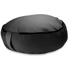 Brybelly Black 18" Round Zafu Meditation Cushion