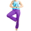Brybelly Medium Purple Relaxed Fit Yoga Pants