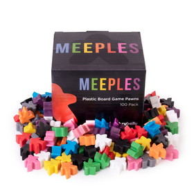 Brybelly Plastic Meeples, 100-pack