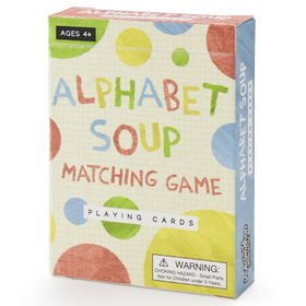 Brybelly Alphabet Soup Matching and Memory Card Game