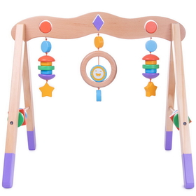 Brybelly Little Olympians Wooden Baby Gym