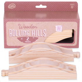 Brybelly Rolling Hills Wooden Track, 2-pack