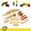 Brybelly Conductor Carl 80 Piece Wooden Train Set with Table