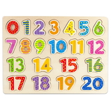 Brybelly Professor Poplar's Wooden Numbers Puzzle Board