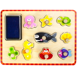 Brybelly Puzzle Stampers Marine Animals