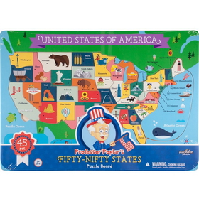 Brybelly Fifty Nifty USA States Puzzle