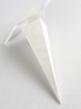 Cone Favor Box, White