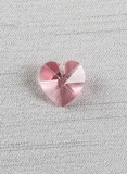 Ivy Lane Design Heart Charm, Light Rose