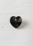 Ivy Lane Design Heart Charm, Jet Black