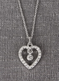 Ivy Lane Design Flower Girl Heart Necklace