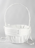 Ivy Lane Design Audrey Flower Girl Basket-White