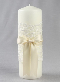 Ivy Lane Design Chantilly Lace Unity Candle