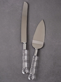 Ivy Lane Design Acrylic Handle Knife and Server Set