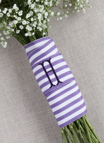 Ivy Lane Design Grosgrain Stripe Bouquet Wrap without Tails