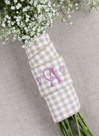 Ivy Lane Design Gingham Bouquet Wrap without Tails