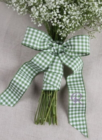 Ivy Lane Design Gingham Bouquet Wrap with Tails