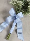 Ivy Lane Design Country Check Bouquet Wrap with Tails