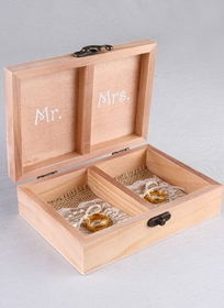 Ivy Lane Design Mr. and Mrs. Ring Bearer Box