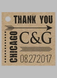 Ivy Lane Design Thank You Initials Favor Tag