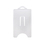 Officeship 10PCS Open Face Hard Plastic Card Container, Vertical