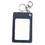 Officeship PU Leather Multi-card Badge Case with Key Ring, 2-1/8"x3-3/8"