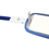 Officeship Acrylic Color Frame Curved Card Case with Lanyard, Horizontal, 3-3/8"x2-1/8"