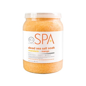 BCL SPA Dead Sea Salt Soak Mandarin + Mango 64 oz