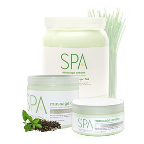 BCL SPA Massage Cream Lemongrass + Green Tea