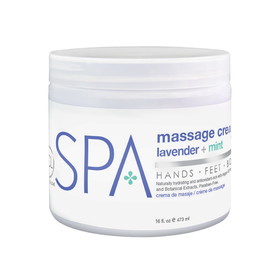 BCL SPA Massage Cream Lavender + Mint 16 oz