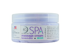 BCL SPA Massage Cream Lavender + Mint 3 oz