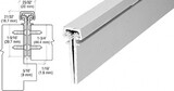 CRL Anodized Roton Series Concealed Leaf Continuous Hinge