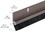 CRL 1480PD36 Dark Bronze and Nylon Door 15/16" Bristle Weatherstrip - 36", Price/Each