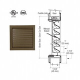 CRL 1900A Series x Door Louver