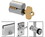 CRL 1C01 7-Pin Key #1 Small Format Interchangeable Core, Price/Each