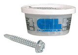 CRL 20083202 8-18 x 1" Hex Washer Head Self-Drilling Screws