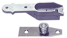 CRL 201060 Jackson&#174; Floor Mount Bottom Pivot Set for Use With 1" Deep Bottom Door Rail