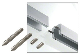 CRL-Blumcraft&#174; 10-24 x 1/2" Stainless Steel Splice Pin Set 1-5/16" Overall Length