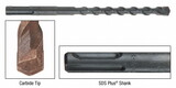 CRL 25220 3/8" x 6" Thundertwist™ SDS Plus® Plus Uni-Shank Drill