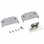 SATIN ALUMINUM  BASE END CAP PACKAGE FOR MODEL 1285 EXIT DEVICE