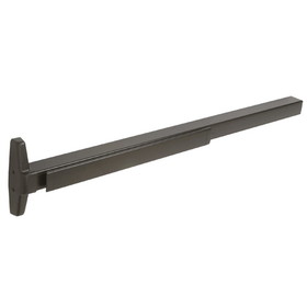 Von Duprin&#174; 3547AE04313 Dark Bronze Concealed Vertical Rod Panic Exit Device with Smooth Case 48" x 99" Exit Only