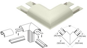 CRL 350 Series Top Cap 90&#176 Corner