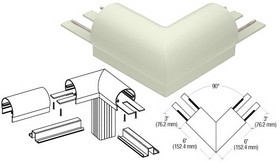 CRL 300 Series Top Cap 90&#176 Corner