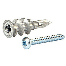 CRL Dry Wall Anchors with #8 Screws