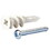 CRL 5035902S Dry Wall Plastic Plus Anchors with #8 Screws Price/ 100 Each