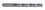 CRL 601164 1/64" Fractional Sized 118&#176 Point Jobber's Length High Speed Drill Bit Price/ Each