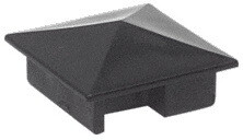 CRL 6406001 Counter Post Pyramid Top Cap for Sculptured Style Posts