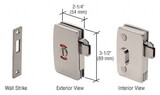 CRL Sliding Glass Door Lock with Indicator for 5/16