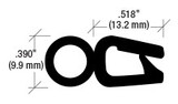 CRL 75001828 Black Vertical 3/8